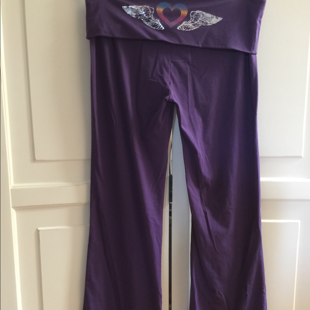 No Boundaries stretch knit low rise bell bottoms